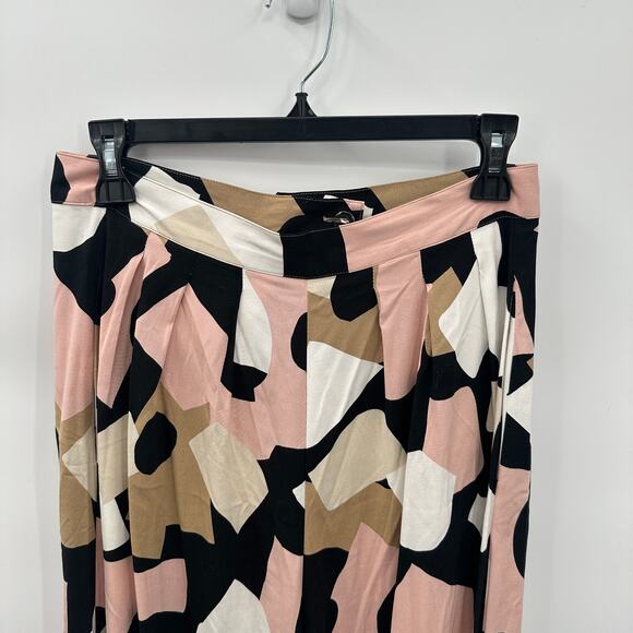 ANTHROPOLOGIE COREY LYNN CALTER Abstract Printed Wide Leg Pants // S - Picture 4 of 12
